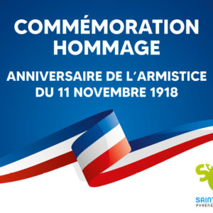 Cérémonie de commémoration de l’Armistice du 11 novembre 1918